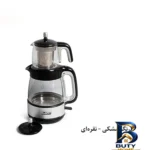 نمای جزئیات چای ساز روی هم فلر مدل TS 070 WP پرداخت و جزئیات مواد