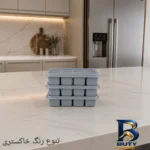 نمای جزئیات قالب یخ مدل دربدار کد Sha۱۴۴ مجموعه ۳ عددی اصل پرداخت و جزئیات مواد