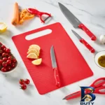 نمای جزئیات سرویس چاقو ۵ پارچه کاراجا مدل SHARP پرداخت و جزئیات مواد