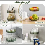نمای جزئیات استند گردان مدل پارتاک 360 پرداخت و جزئیات مواد