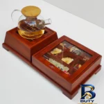 نمای جزئیات جعبه چای کیسه ای مدل جانان کد ۱۰۱۵ پرداخت و جزئیات مواد
