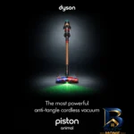 نمای جزئیات جارو شارژی هوشمند دایسون مدل V۱۶ Piston Animal اصل حرکت و نصب پشتی