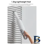 نمای کناری جارو شارژی عصایی شیائومی مدل Light با قدرت مکش ۱۷ کیلوپاسکال، باتری ۲۵۰۰ میلی آمپر ساعت، فیلتر سه گانه HEPA راندما