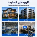 نمای لبه محافظ ولتاژ جریان آر ام شیبی مدل RMGF۲L-۱۰۰A اصل حاشیه و پرداخت