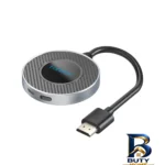 نمای جزئیات دانگل HDMI ارلدام مدل +ET-W۷ اصل پرداخت و جزئیات مواد
