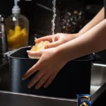 نمای جزئیات سرخ کن بدون روغن ایوولی مدل EVKA-AF۸۰۰۸D اصل پرداخت و جزئیات مواد