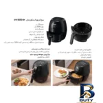 نمای جزئیات سرخ کن بدون روغن سنکور مدل SFR 5030BK پرداخت و جزئیات مواد