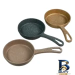 نمای جزئیات تابه پیلو تک دسته با کفه دو جداره و قابلیت پخت پنکیک پرداخت و جزئیات مواد
