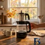 نمای جزئیات چای ساز روی هم همیلتون مدل HTT-۵۲۴۰ اصل پرداخت و جزئیات مواد