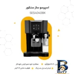 نمای جزئیات اسپرسو ساز سنکور مدل SES۴۰۴۰BK اصل پرداخت و جزئیات مواد