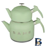 نمای کناری ست قوری و کتری لیانو مدل SAME پروفایل و ساختار