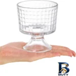 نمای کناری بستنی خوری مدل دکمه دار پایه کد 1369n 3188 بسته شش عددی پروفایل و ساختار