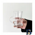نمای کناری ست فنجان و نعلبکی ۱۲ پارچه مناسب برای ۶ نفر دلی مدل کلاسیک ساده پروفایل و ساختار