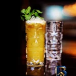 نمای کناری لیوان شیشه ای آلوا مدل تیکی پروفایل و ساختار