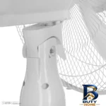 نمای کناری پنکه ایستاده 25 وات اسپاد مدل SOLAR_FAN با پنل خورشیدی پروفایل و ساختار