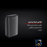 نمای در اتاق جارو رباتیک اکووکس مدل N۳۰ Pro Omni اصل سبک دیواری و مرجع اندازه