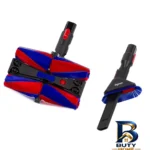 نمای کناری جارو شارژی هوشمند دایسون مدل Fluffycones Pencilvac پروفایل جعبه و مهرکاری