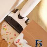 نمای در اتاق جارو شارژی عصایی روبوراک مدل Flexi سبک دیواری و مرجع اندازه