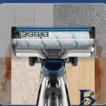 نمای در اتاق جارو شارژی عصایی بیسل مدل CrossWave X۷ Plus Cordless ۳۴۰۱Z با باتری لیتیومی ۳۰۰۰mAh، موتور ۲۵۰ وات، مکش و شست وش