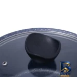 نمای کناری سرویس تفلون قابلمه و تابه 6 پارچه عروس مدل موج پروفایل و ساختار