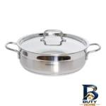 نمای کناری سرویس قابلمه و تابه ۱۱ پارچه کرکماز مدل آلفا کد ۱۶۴۱ پروفایل و ساختار