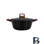 نمای کناری سرویس قابلمه و تابه گرانیتی ۱۵ پارچه دونار مدل Novara پروفایل و ساختار