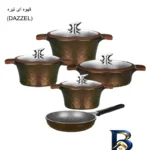 نمای کناری سرویس پخت و پز 9 پارچه جی فی نی کد 01 پروفایل و ساختار