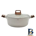 نمای کناری سرویس قابلمه و تابه ۷ پارچه دی اس پی مدل CA۰۰۵-S۰۱ اصل پروفایل و ساختار