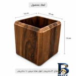 نمای کناری سرویس ملاقه و کفگیر سیلیکونی 7 پارچه مدل لاراهوم پروفایل و ساختار