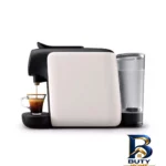 نمای کناری اسپرسو ساز خانگی ۰.۸ لیتری فیلیپس مدل Lor Barista Sublime LM۹۰۱۲، تمام اتوماتیک با مصرف کپسول قهوه، مناسب تهیه اسپ