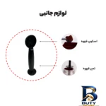 نمای کناری اسپرسو ساز نیمه صنعتی ۱.۲۵ لیتری مباشی مدل ECM۲۰۰۹، نیمه اتوماتیک با مصرف پودر قهوه، مناسب تهیه اسپرسو، کافه لاته،