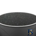نمای کناری قابلمه گرانیت عروس مدل ویکتوریا با روکش مقاوم پروفایل و ساختار