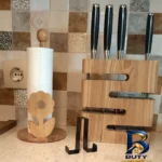 نمای جلو نگهدارنده دستمال و حوله مدل 8016 طراحی و جزئیات کلیدی