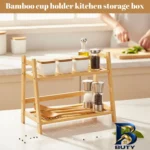 نمای جلو استند جا ادویه ای مدل Coffee Station با طراحی زیبا طراحی و جزئیات کلیدی