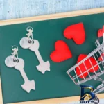 نمای جلو کلید چرخ خرید مدل ‎JHY۲۰۹۰۳۲-۱۶۴ بسته ۲ عددی اصل طراحی و جزئیات کلیدی