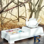 نمای جلو جعبه چای کیسه ای مدل جانان کد 1016 طراحی و جزئیات کلیدی