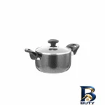 نمای جلو قابلمه عروس پارمیس با روکش گرانیت و در پیرکس طراحی و جزئیات کلیدی