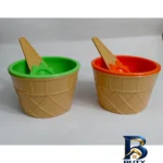 نمای جلو بستنی خوری مدل میراکل بسته ۲ عددی طراحی و جزئیات کلیدی