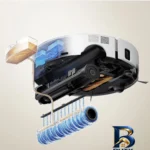 نمای جلو جارو رباتیک مووا مدل Z۶۰ ultra roller complete اصل چیدمان صفحه و نشانگرها