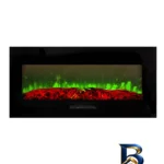نمای جلو شومینه دیواری برقی بیستون مدل C.Z_W۱۷_۱۲۰_L۴.bs اصل طراحی و جزئیات کلیدی