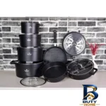 نمای جلو سرویس پخت و پز ۱۸ پارچه راکلند مدل تمیس کد 800209 طراحی و جزئیات کلیدی