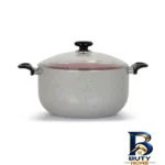 نمای جلو سرویس قابلمه و تابه گرانیت ۱۵ پارچه لیدوما مدل آذی طراحی و جزئیات کلیدی