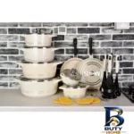 نمای جلو سرویس پخت و پز ۳۳ پارچه ایتالیاB ام جی اس کد 800185 طراحی و جزئیات کلیدی