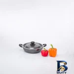 نمای جلو تابه دو دسته عروس با در فلزی و روکش گرانیت طراحی و جزئیات کلیدی
