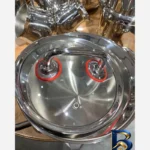 نمای جلو سرویس قابلمه و تابه استیل ۱۷ پارچه کاراجا مدل Osaka PowerSteel Pro طراحی و جزئیات کلیدی
