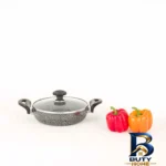 نمای جلو تابه گرانیت عروس مدل پارمیس با روکش باکیفیت طراحی و جزئیات کلیدی