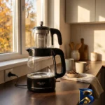 نمای جلو چای ساز روی هم همیلتون مدل HTT-۵۲۴۰ اصل طراحی و جزئیات کلیدی