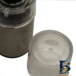 نمای جلو آسیاب قهوه مدل CG-۲۰۲۳-B اصل طراحی و جزئیات کلیدی