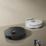 نمای کناری جارو رباتیک شیائومی مدل Vacuum S۲۰ Plus اصل عمق قاب و پروفایل