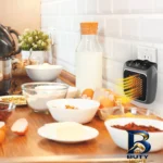 نمای جزئیات هیتر دیواری مدل HANDY HEATER پرداخت و جزئیات مواد